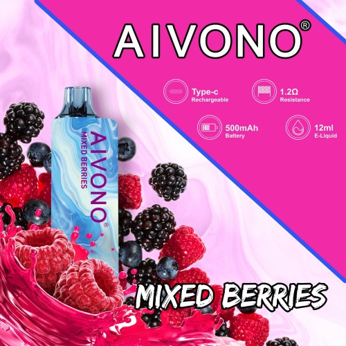 Vape Belgique - Aivono AIM GUN 7000 HZ2D6111 baies mélangées