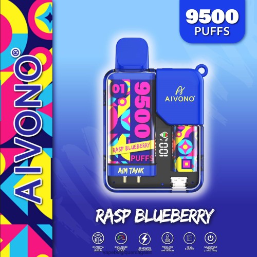 Vape Jetable - Aivono AIM TANK 9500 HZ2D633 framboise myrtille