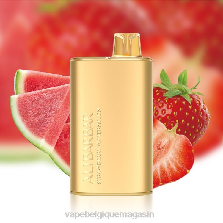 Vape Jetable - Alibarbar Rich 8000 vapes jetables pastèque fraise L8DN13
