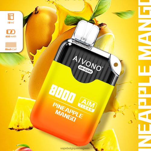 Vape Juice - Aivono AIM CLEAR 8000 HZ2D6209 mangue ananas