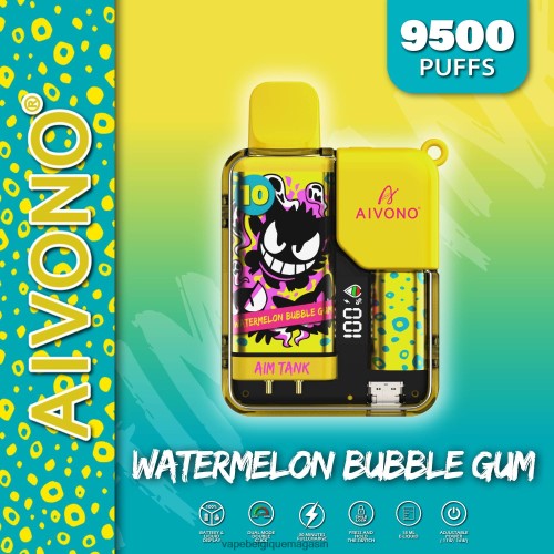 Vape Juice - Aivono AIM TANK 9500 HZ2D644 bubble-gum à la pastèque