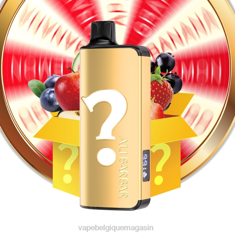 Vape Juice - Alibarbar Ingot 9000 vapes jetables roulette des saveurs L8DN19