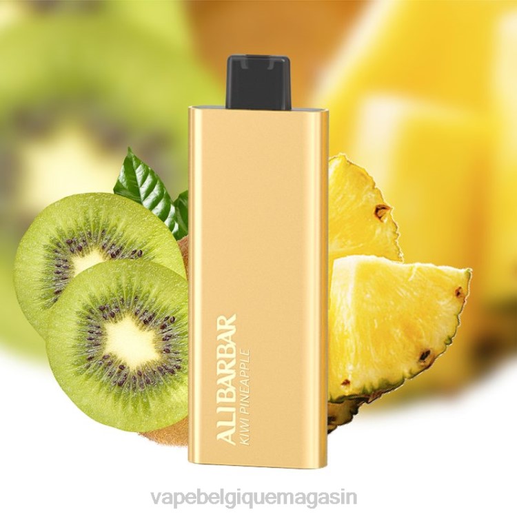 Vape Shop Bruxelles - Alibarbar Pandora 7000 vapes jetables ananas kiwi L8DN57