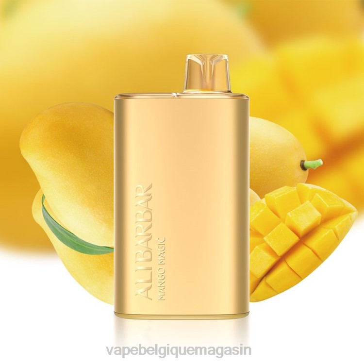 Vape Shop Bruxelles - Alibarbar Rich 8000 vapes jetables magie de la mangue L8DN7