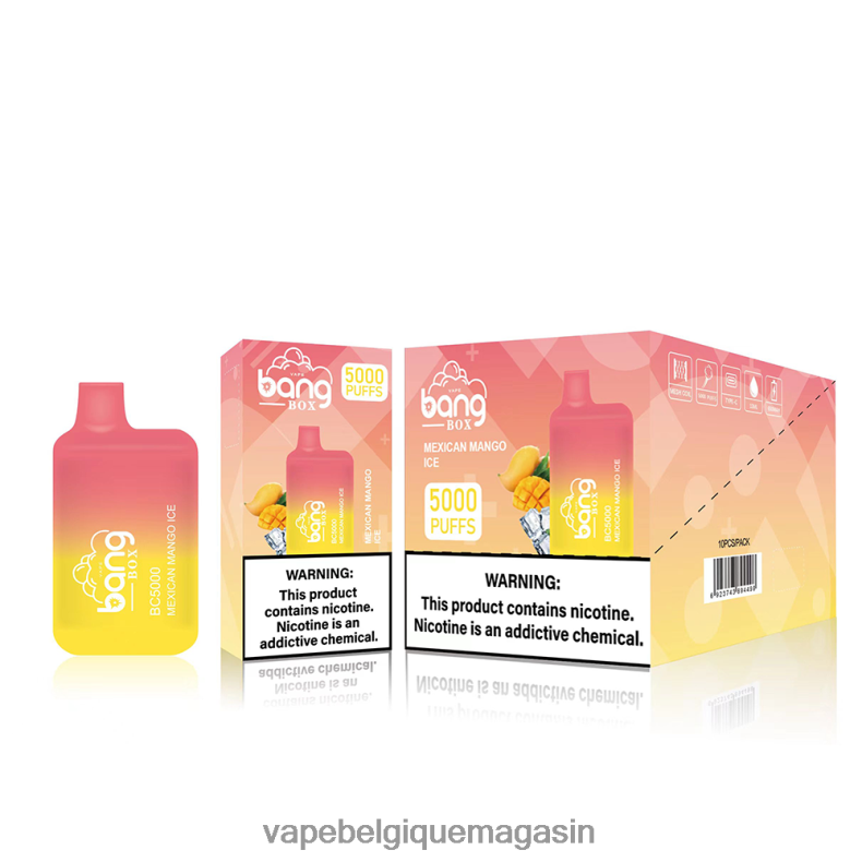 Vape Shop Bruxelles - Bang Box bc5000 jetable 4V64F887