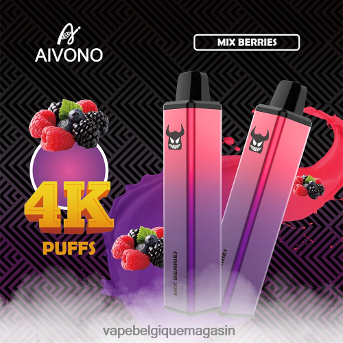 Eliquide Belgique - Aivono AIM FREAK 4000 HZ2D6260 baies mélangées
