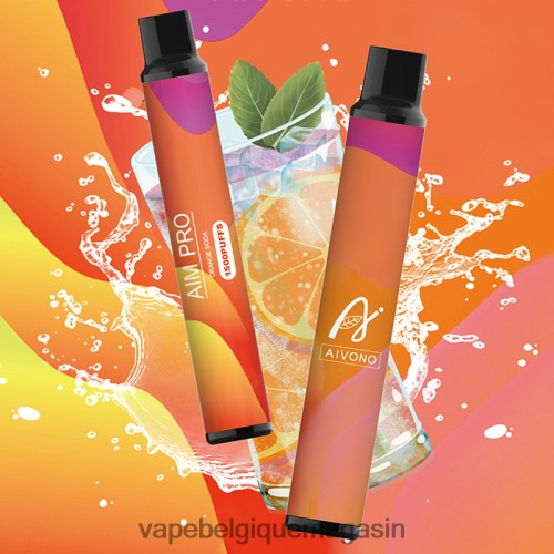 Eliquide Belgique - Aivono AIM PRO 1500 HZ2D6165 soda à l'orange