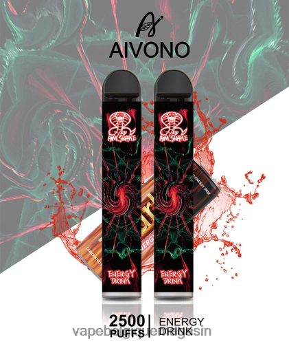 Eliquide Belgique - Aivono AIM SNAKE 2500 HZ2D6305 boisson énergisante