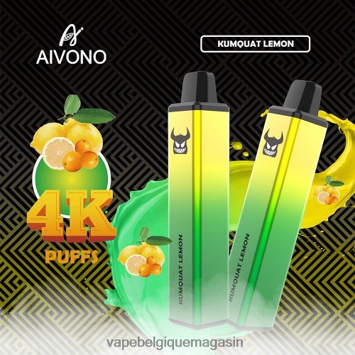Vape Belgique - Aivono AIM FREAK 4000 HZ2D6256 citron kumquat