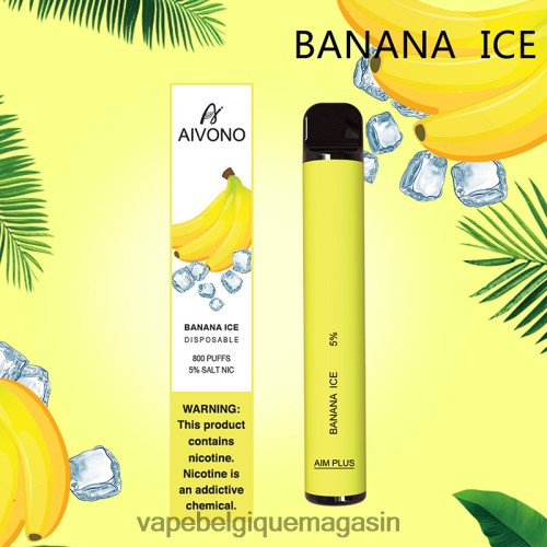 Vape Belgique - Aivono AIM PLUS 800 HZ2D6171 glace à la banane