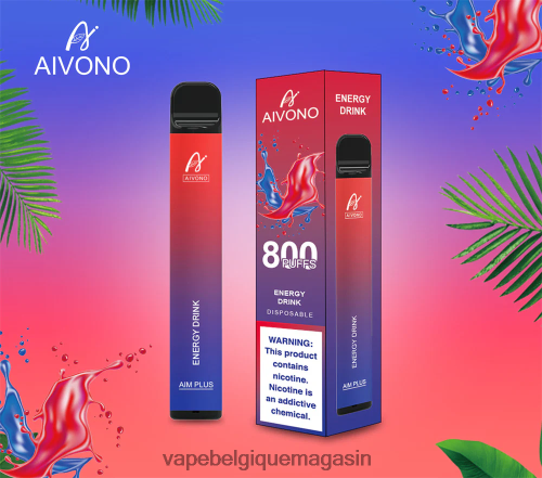 Vape Belgique - Aivono AIM PLUS 800 HZ2D6201 boisson énergisante