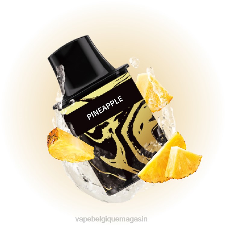 Vape Belgique - Alibarbar Flare vape rechargeable ananas L8DN76