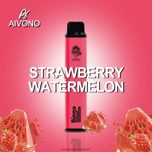 Vape Jetable - Aivono AIM BINGO 4000 HZ2D6133 pastèque fraise
