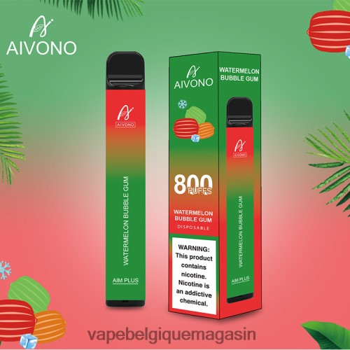 Vape Jetable - Aivono AIM PLUS 800 HZ2D6198 bubble-gum à la pastèque