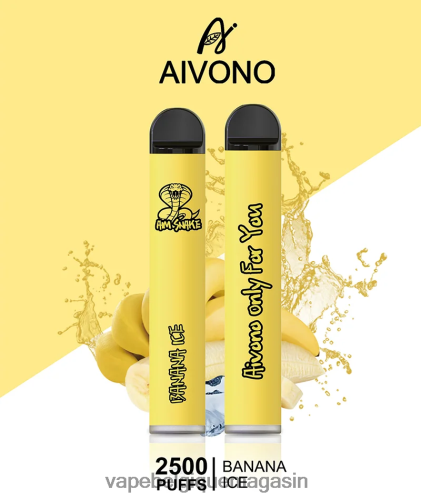 Vape Jetable - Aivono AIM SNAKE 2500 HZ2D6298 glace à la banane