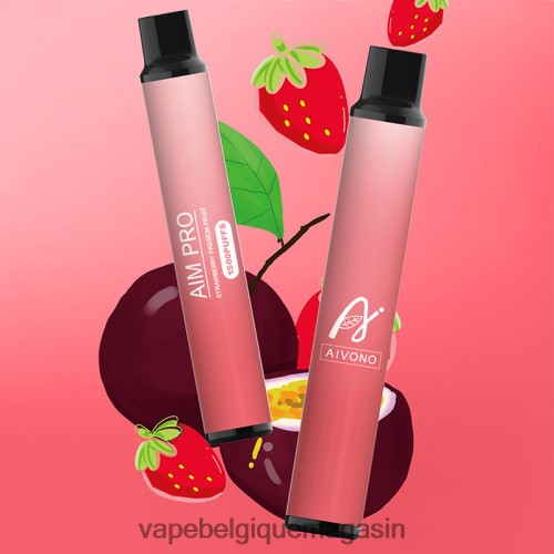 Vape Shop Bruxelles - Aivono AIM PRO 1500 HZ2D6162 fruit de la passion fraise