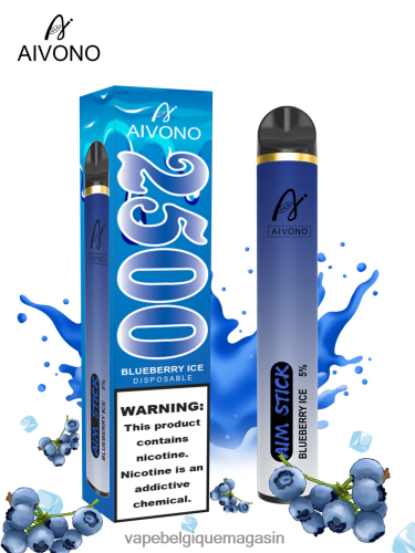 Vape Shop Bruxelles - Aivono AIM STICK 2500 HZ2D6152 glace aux myrtilles