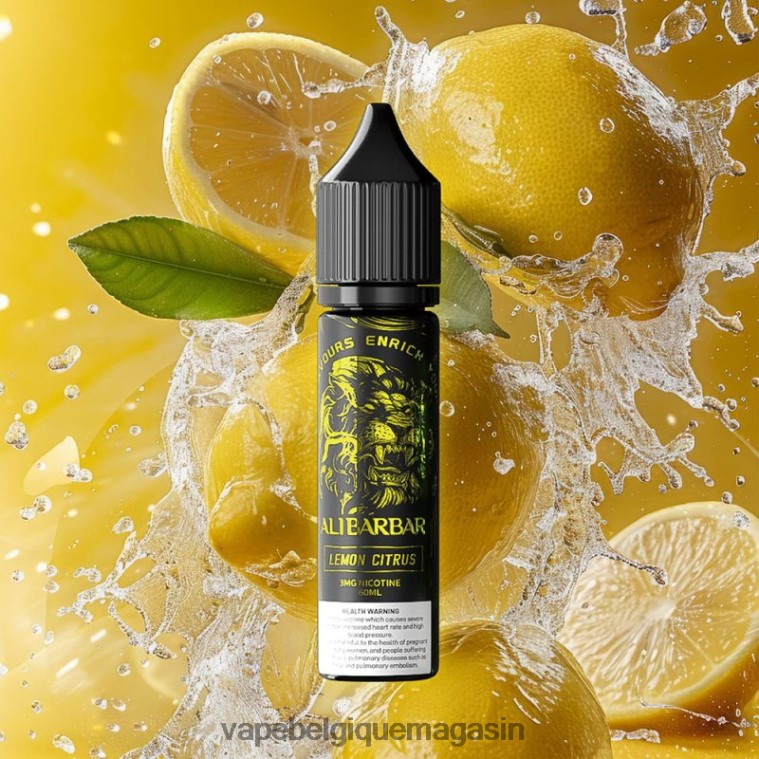 Eliquide Belgique - Alibarbar quai d'onyx de narguilé citron, agrumes VBTX4108