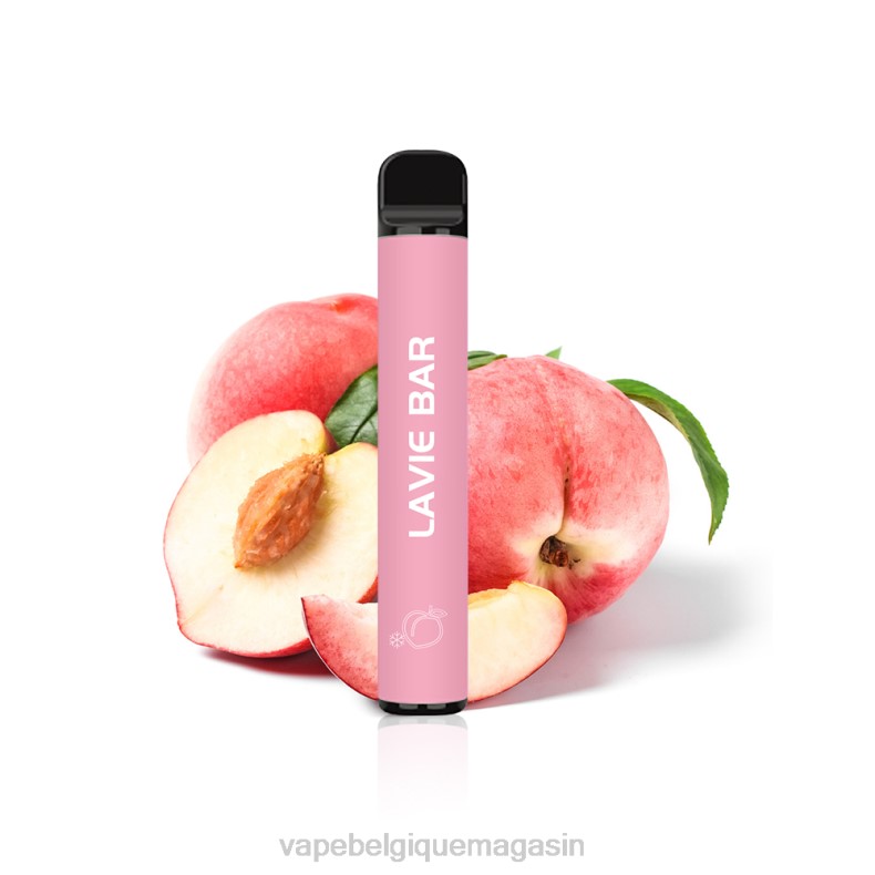 Eliquide Belgique - LAVIE BAR Version 2% 800 bouffées glace à la pêche D2F2325