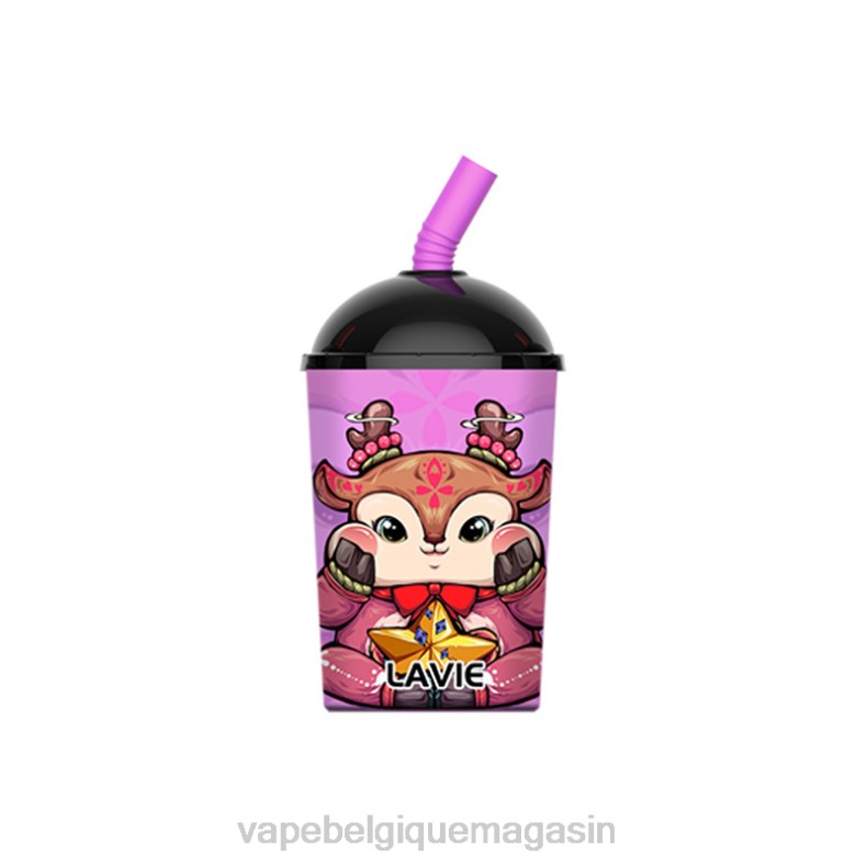 Eliquide Belgique - LAVIE Max Cup 8000 bouffées glace aux raisins D2F2260