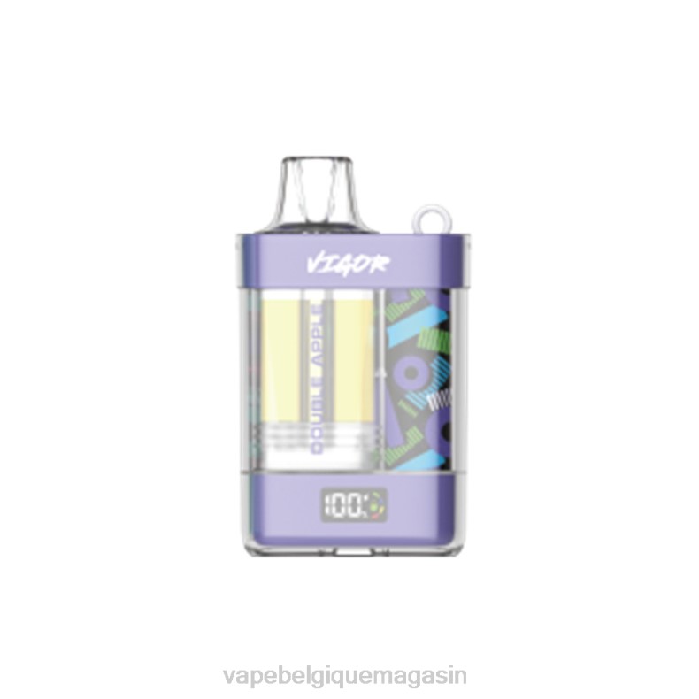 Eliquide Belgique - LAVIE VIGOR 15000 bouffées double pomme D2F25
