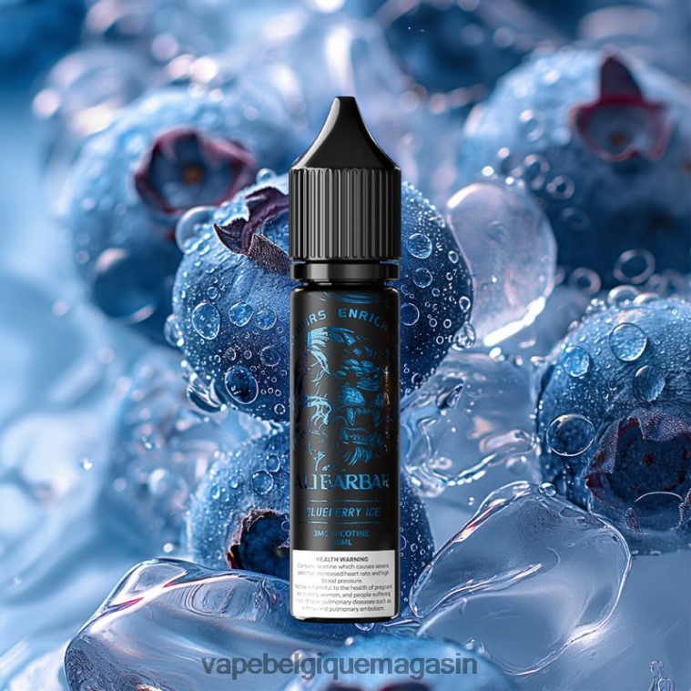 Vape Belgique - Alibarbar quai d'onyx de narguilé glace aux myrtilles VBTX4104