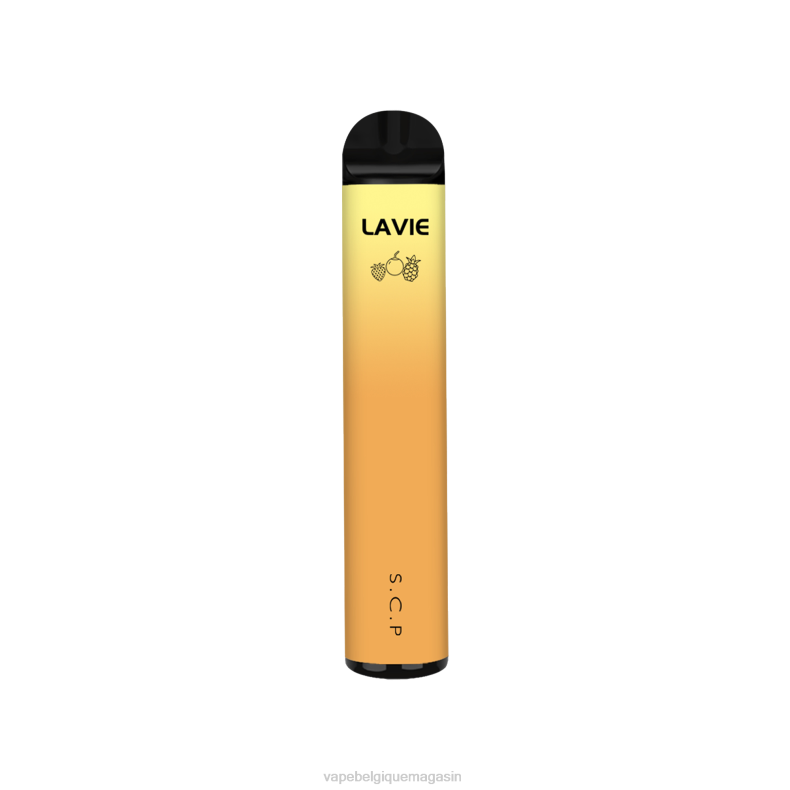 Vape Belgique - LAVIE BAR 1600 bouffées fraise coco ananas D2F2301
