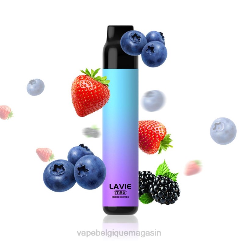 Vape Belgique - LAVIE BAR 5000 bouffées - maximum baies mélangées D2F2281