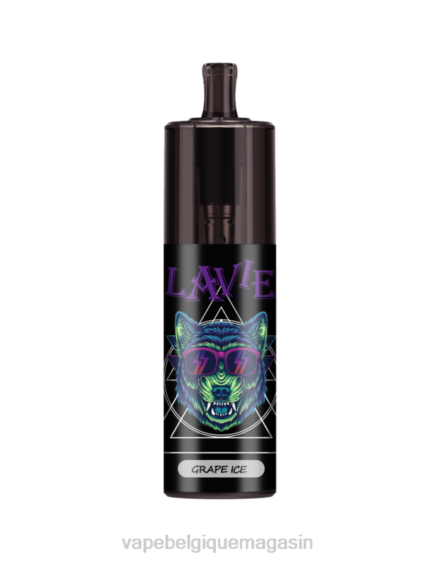Vape Belgique - LAVIE COLOUR BAR Contrôle du débit d'air 10 000 bouffées glace aux raisins D2F2331