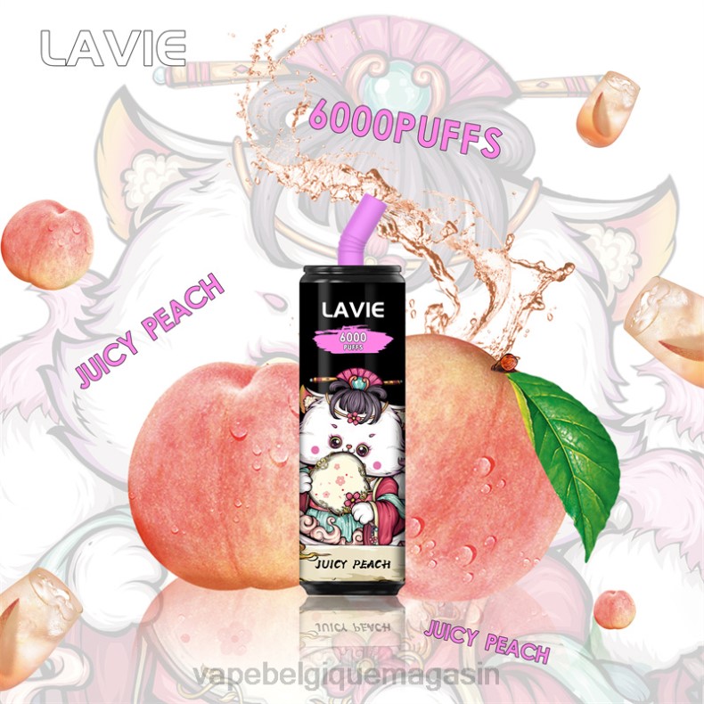 Vape Belgique - LAVIE Coke BAR 6000 bouffées pêche juteuse D2F2271