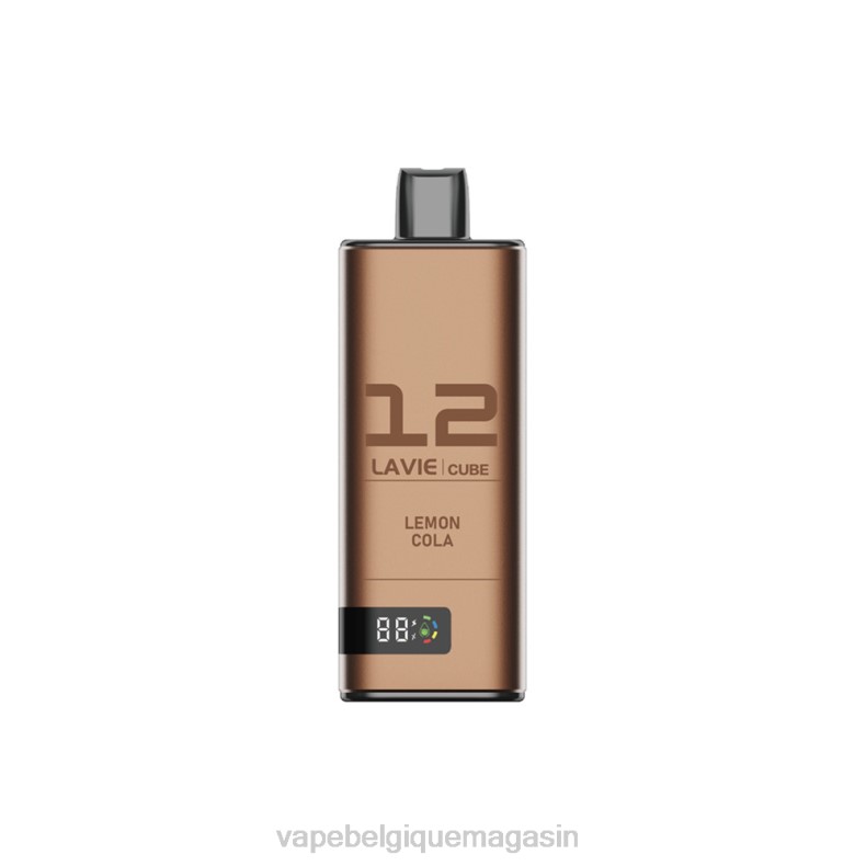 Vape Belgique - LAVIE Cube 20000 bouffées cola au citron D2F246