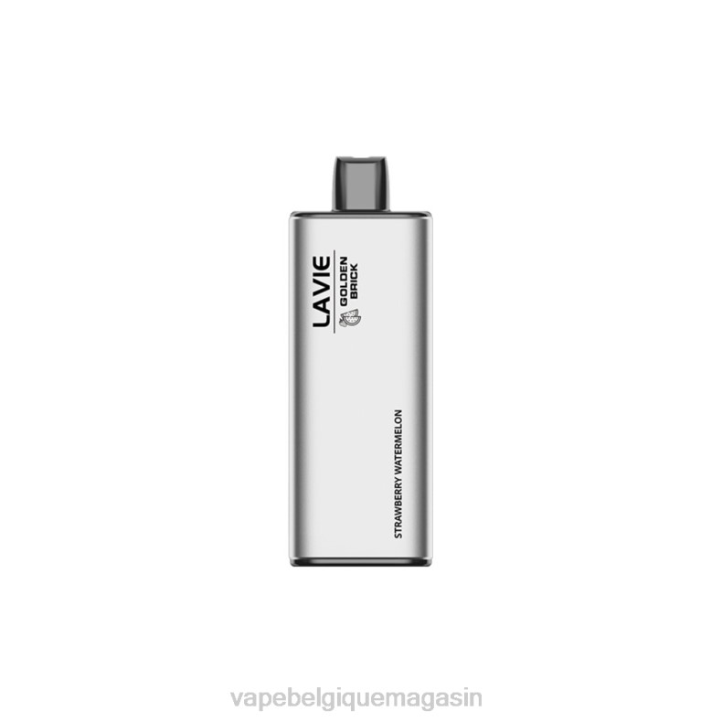 Vape Belgique - LAVIE GOLDEN BRICK 10000 bouffées pastèque fraise D2F266