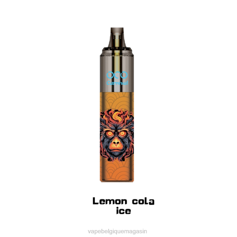 Vape Belgique - LAVIE OCO carnaval 10000 bouffées glace au cola et au citron D2F2351