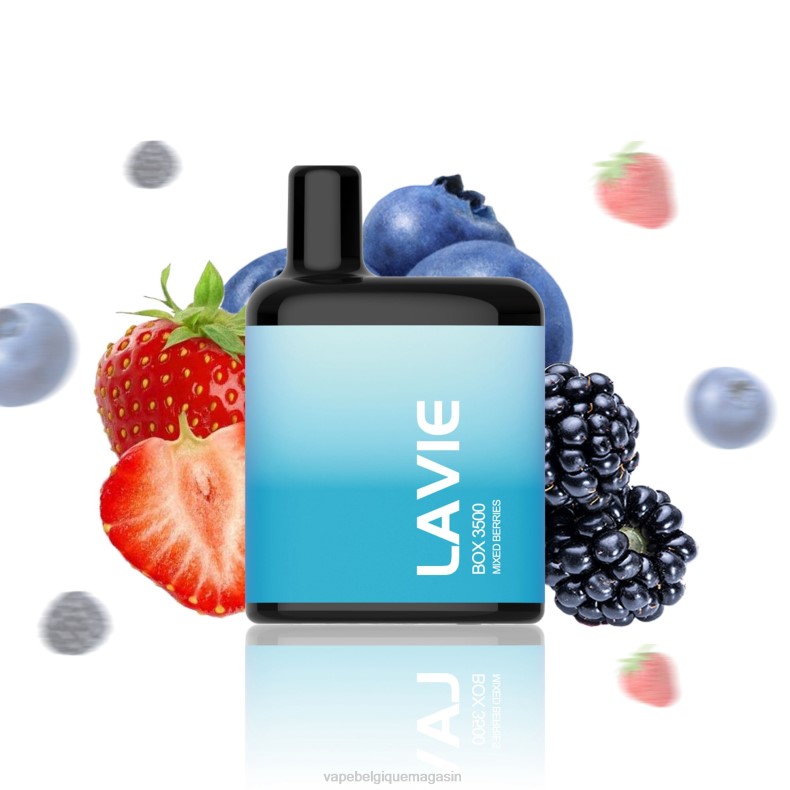 Vape Jetable - LAVIE BOX 3500 bouffées baies mélangées D2F2213