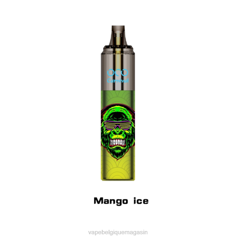 Vape Jetable - LAVIE OCO carnaval 10000 bouffées glace à la mangue D2F2353