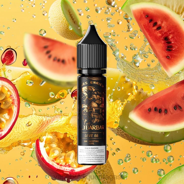 Vape Juice - Alibarbar narguilé onyx amour 66 L8DN109
