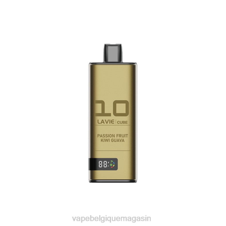 Vape Juice - LAVIE Cube 20000 bouffées fruit de la passion kiwi goyave D2F244