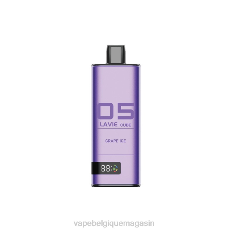 Vape Juice - LAVIE Cube 20000 bouffées glace aux raisins D2F239