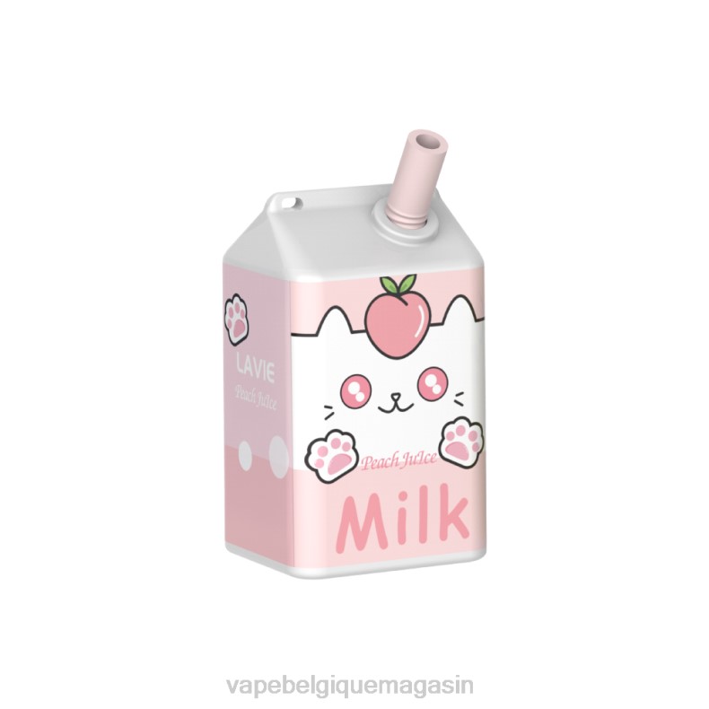 Vape Juice - LAVIE MILK 7000 bouffées jus de pêche D2F2179
