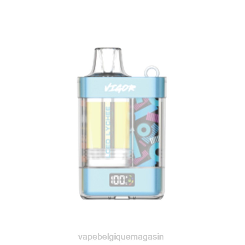 Vape Juice - LAVIE VIGOR 15000 bouffées litchi glacé D2F24