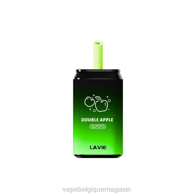 Vape Shop Bruxelles - LAVIE Aurora 11000 bouffées double pomme D2F2142