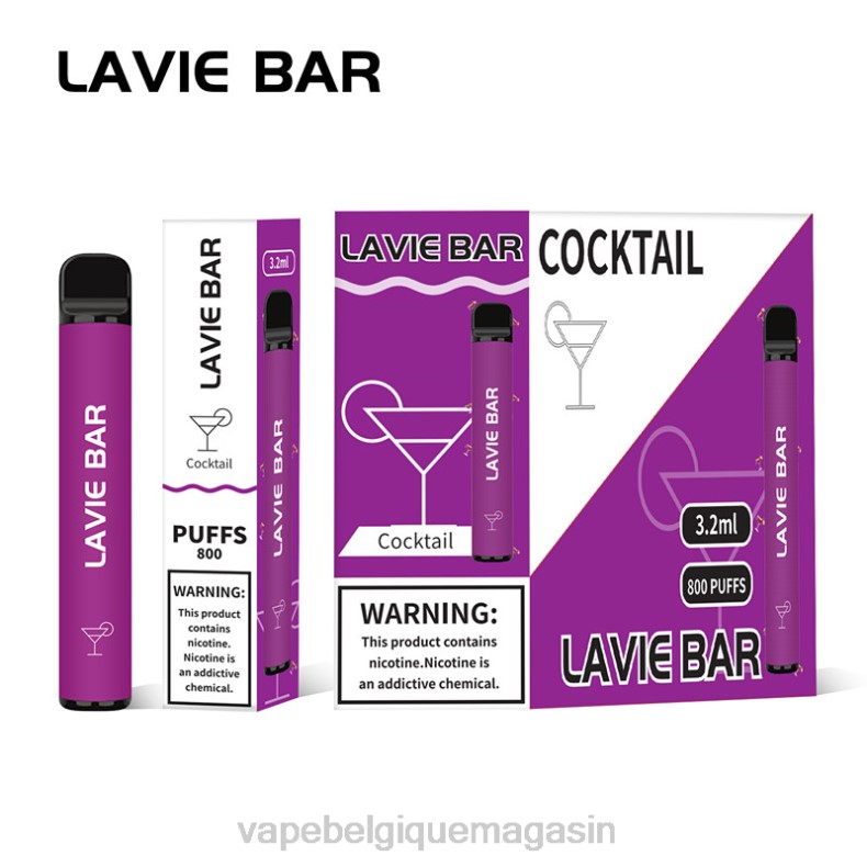 Vape Shop Bruxelles - LAVIE BAR 800 bouffées cocktail D2F2312