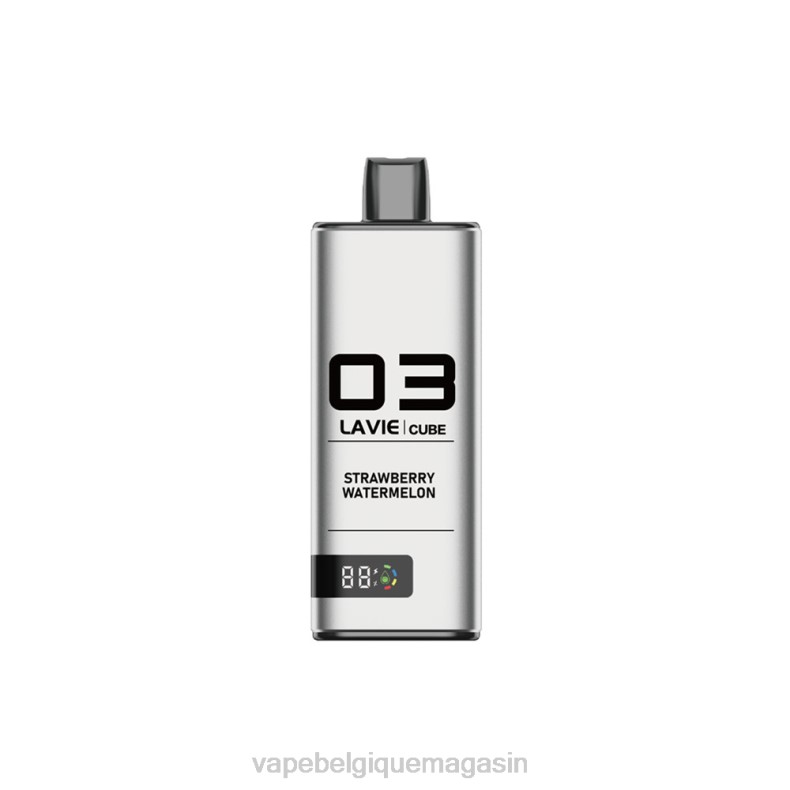 Vape Shop Bruxelles - LAVIE Cube 20000 bouffées pastèque fraise D2F237