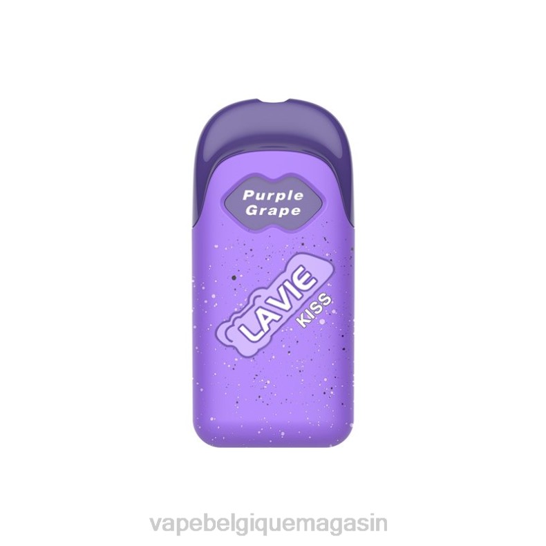 Vape Shop Bruxelles - LAVIE KISS 8000 bouffées raisin violet D2F2112
