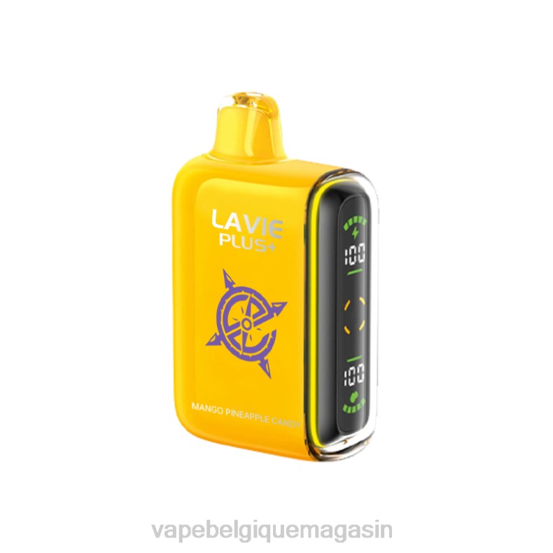 Vape Shop Bruxelles - LAVIE PLUS 15000 bouffées bonbons mangue ananas D2F2102