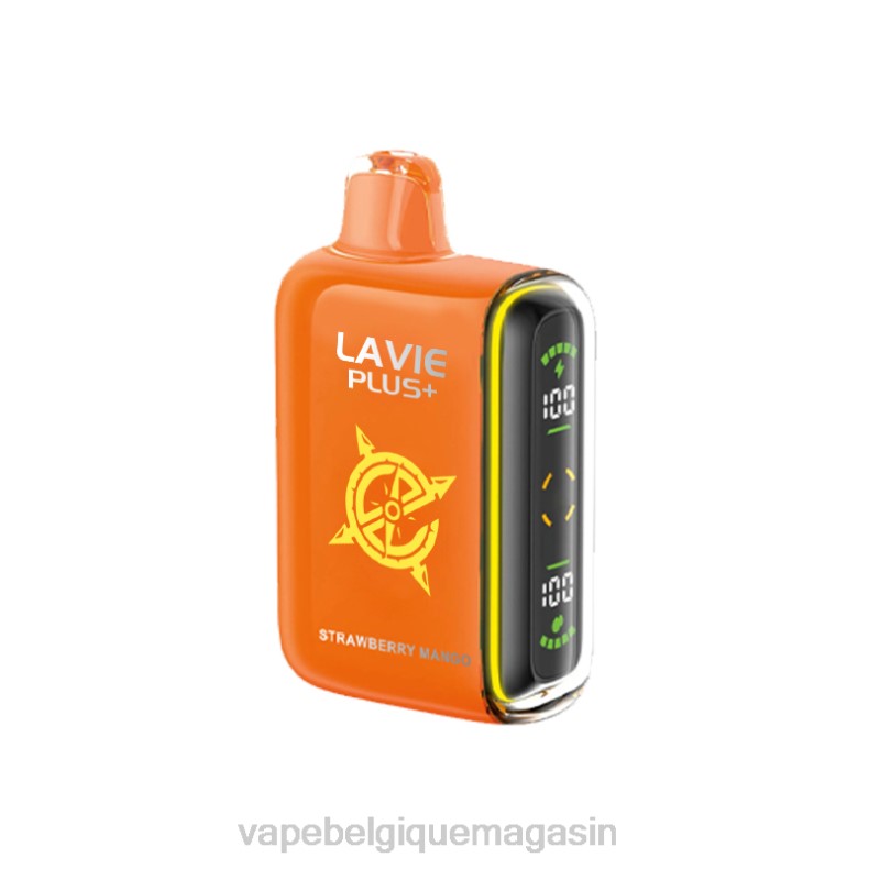Vape Shop Bruxelles - LAVIE PLUS 15000 bouffées mangue fraise D2F297